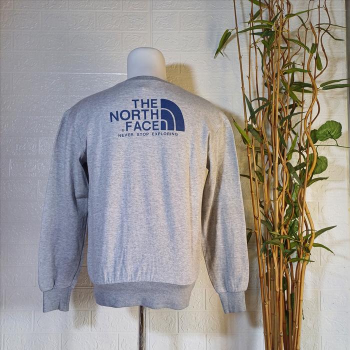 CREWNECK THE NORTH FACE, ABU-ABU, SIZE S (SECOND BRANDED) CN0177