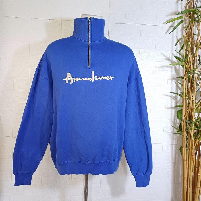 CREWNECK ZIPHALF ACOVER ORIGINAL, SIZE L (SECOND BRANDED) CN0201