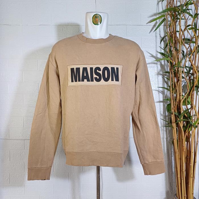 CREWNECK ANDERSSON BELL MAISON, SIZE L (SECOND BRANDED) COKLAT, CN0188