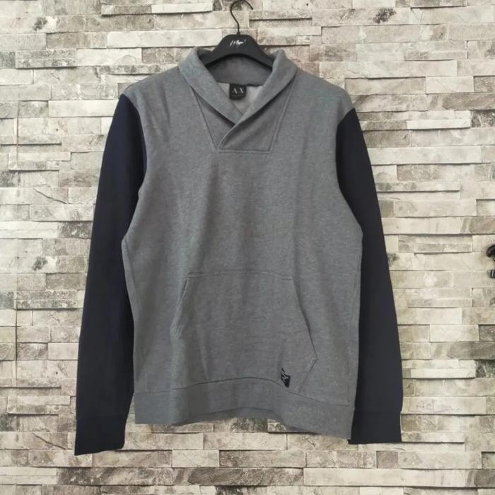 sweater Armani exchange shawl collar limited edition