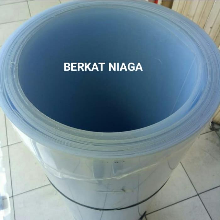 plastik mika kaku pvc bening lembaran tebal 0,5mm
