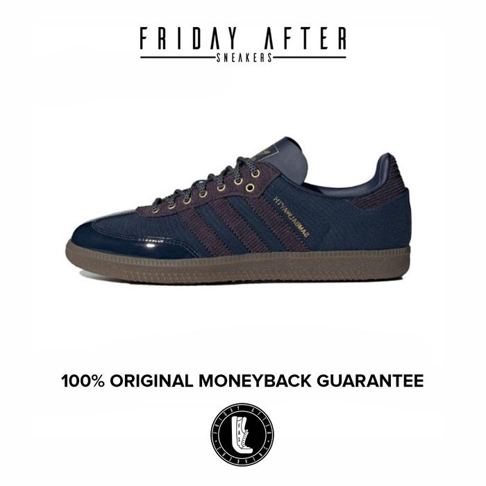 Sepatu Sneakers Pria Adidas Samba OG x Alwayth Collegiate Navy Original Resmi