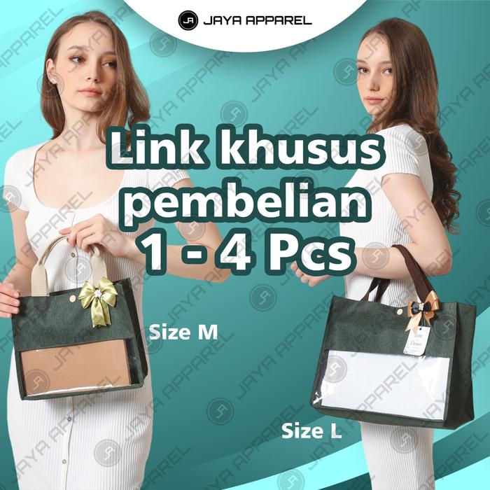 Tas Hampers Bridesmaid-Custom Sablon-Bonus Pita-LINK KHUSUS