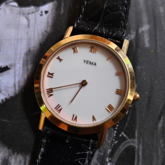 JAM TANGAN PRIA SECOND ORIGINAL DRESS WATCH YEMA FRANCE