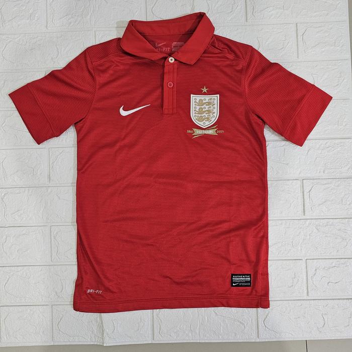 Preloved Kaos Atasan NiKE Dri Fit Dry Fit Merah anak 6th (bekas)