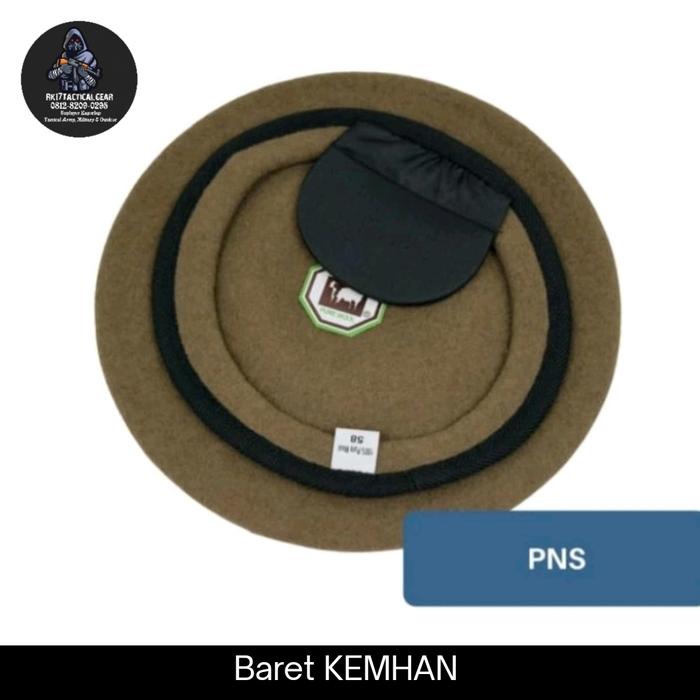 Baret Original Merk Camel untuk KEMHAN/ Topi Baret PNS KEMHAN PNS TNI PPPK /P3K