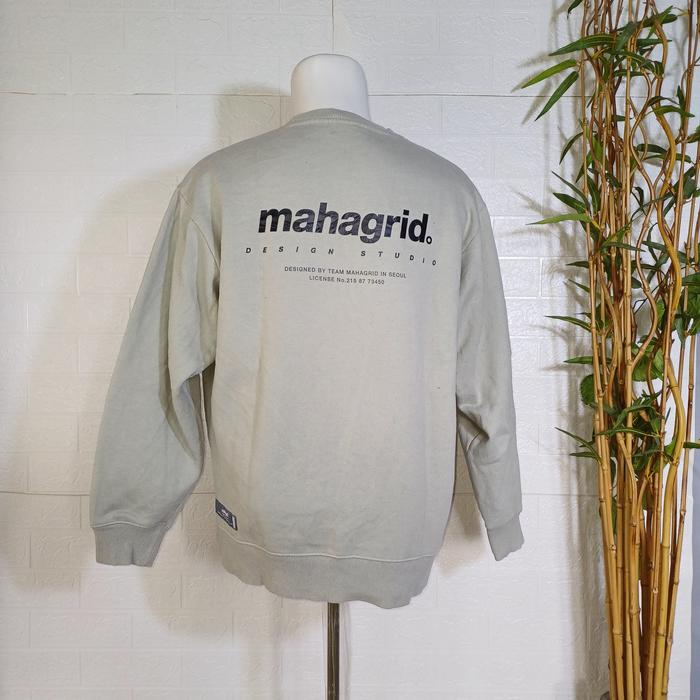 CREWNECK MAHAGRID, ORIGINAL, SIZE M-L (SECOND BRANDED) CN0187