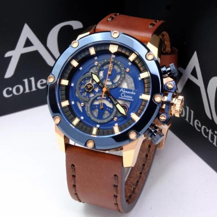 ALEXANDRE CHRISTIE AC 6564 ROSEGOLD BLUE AC6554 PRIA ORIGINAL