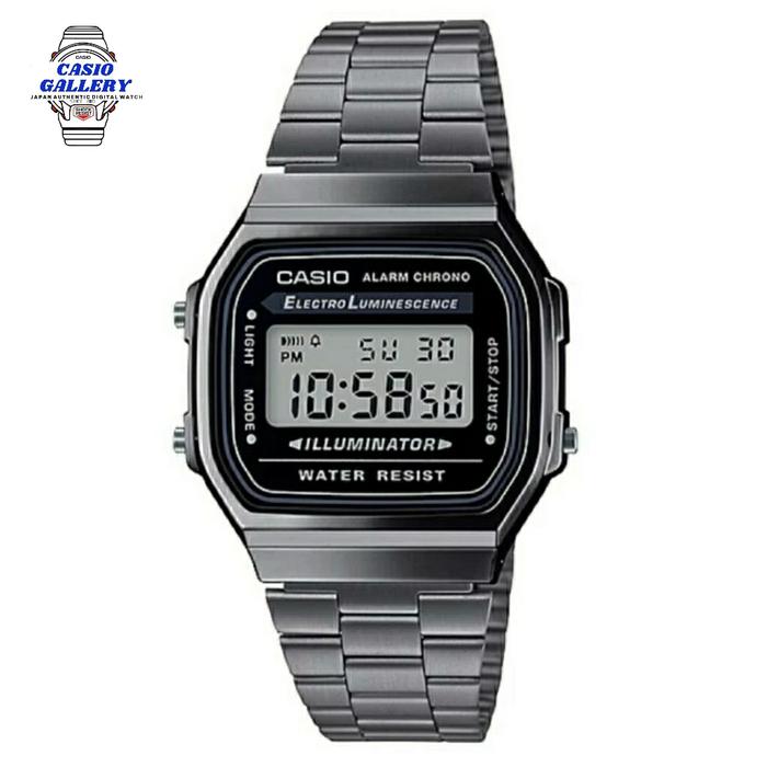 Jam Tangan Unisex Casio A168WGG-1A Original Bergaransi