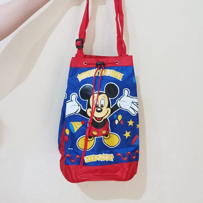 Tas Selempang Kanvas Mickey Mouse