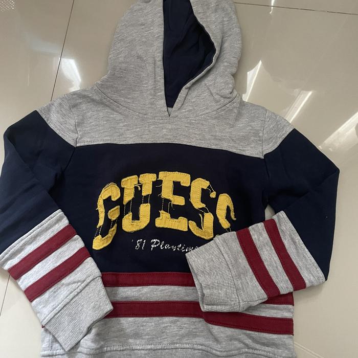 Guess jaket hoodie anak laki laki