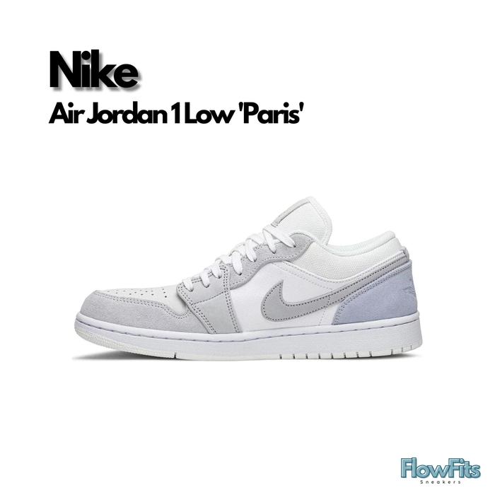 Nike Air Jordan 1 Low 'Paris' 'CV3043-100' BNIB ORIGINAL Sneakers Pria Wanita UNISEX
