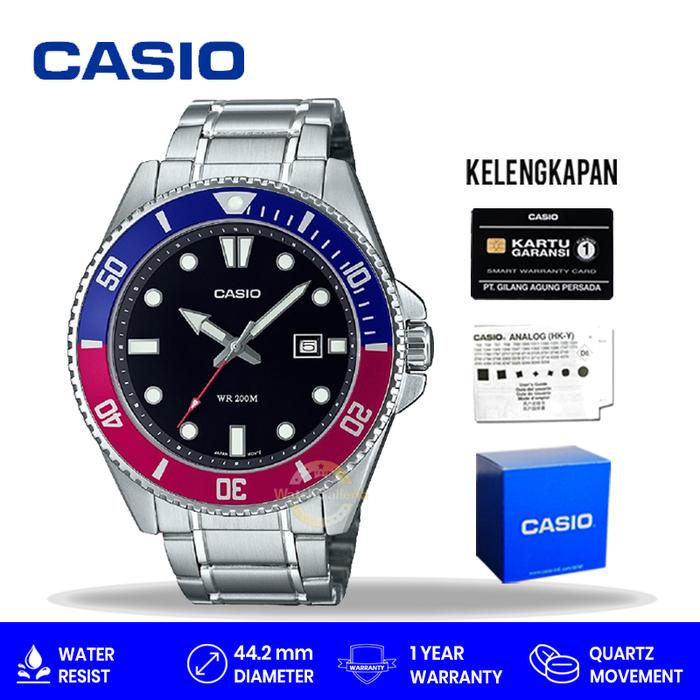 Jam Tangan Casio General MDV-107D-1A3VDF MDV-107D MDV-107D-1A3 Original Resmi