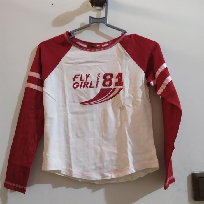 Guess Preloved Kaos Anak Lengan Panjang Original