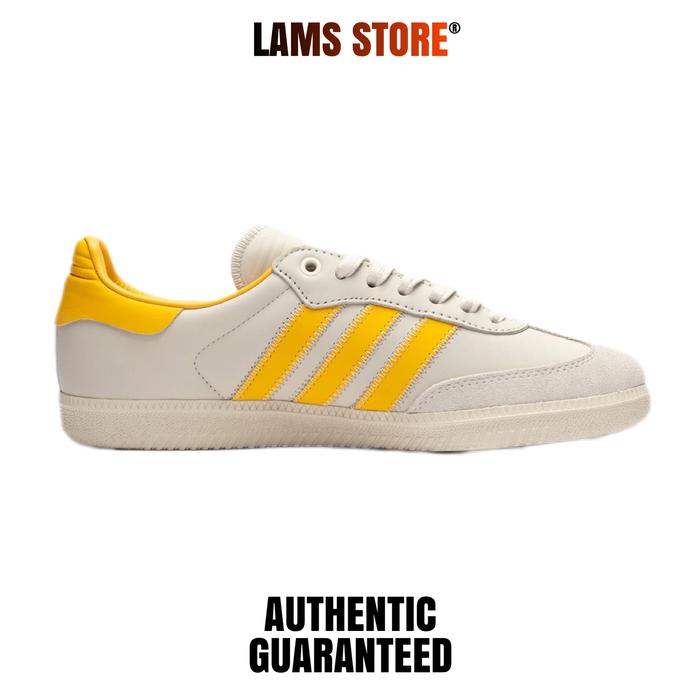 Pharrell x adidas Samba Human Race 'Aluminium yellow'