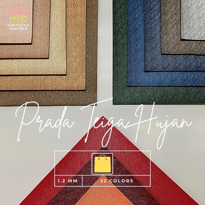 Kulit sintetis / Oscar Meteran (1.37M x 1M) - Prada Teiga Hujan (B,T)