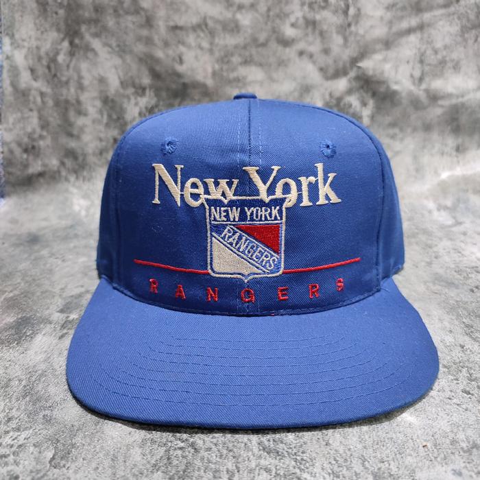 Vintage NHL New York Rangers Bar Line Snapback By Twins Enterprises