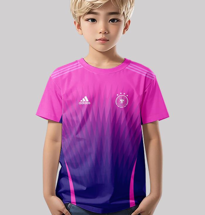Baju Kaos T-Shirt Anak JERMAN AWAY EURO 2024 FREE NAMA