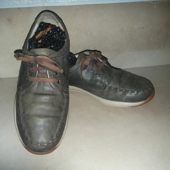 Sepatu kulit kerja kantor casual Kumkang merk Korea import second bekas