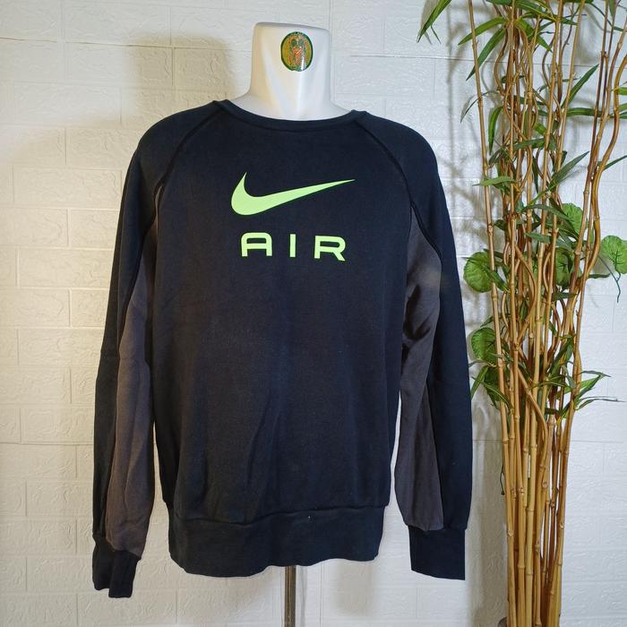 CREWNECK NIKE AIR SWOOSH ORI, SIZE XL (SECOND BRANDED) HITAM, CN0225