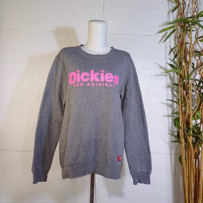 CREWNECK DICKIES ORIGINAL, SIZE M (SECOND BRANDED) ABU-ABU, CN0206