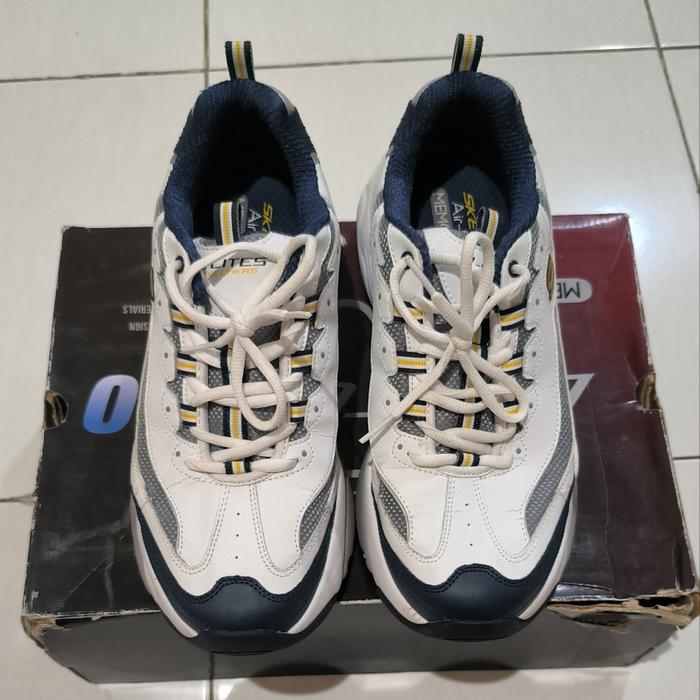 Skechers D'Lites 3.0 Men White Blue