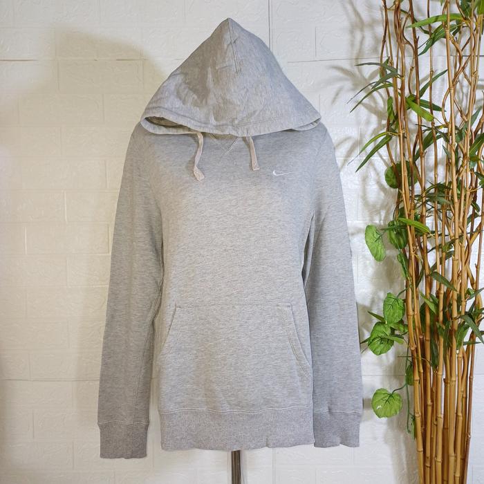 HOODIE NIKE BASIC SWOOSH ORIGINAL (SECOND BRANDED) SIZE M, ABU" HD0071