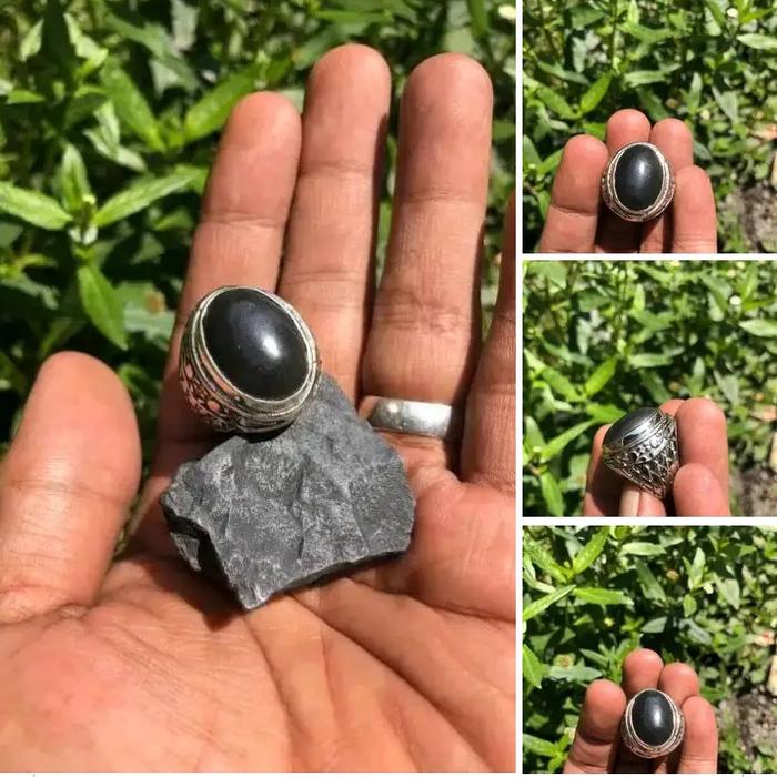 akik batu petir bahan dari batu petir