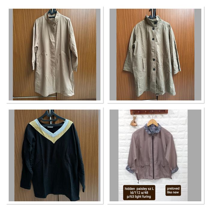 Jaket coat musim dingin big size jumbo preloved