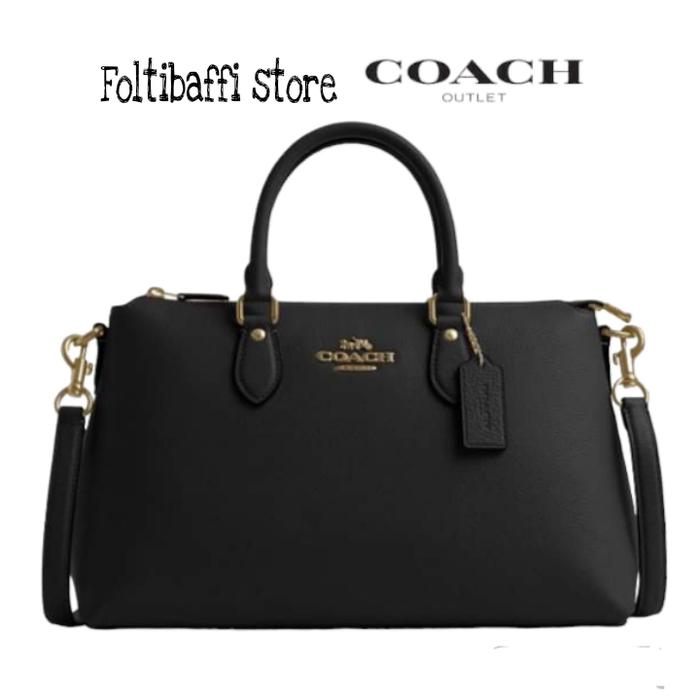 TAS WANITA COACH CR157 SHOULDER BAG MESSENGER BAG HAND BAG BLACK SIGN LEATHER ORIGINAL