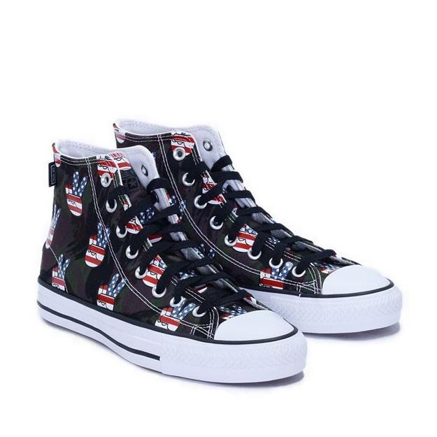 Converse Cons Chuck Taylor All star Pro Camo Peace - Cypress Green