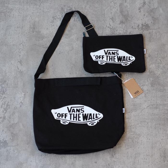 VANS TOTEBAG 2 IN BLACK FREE POUCH BOOK ORIGINAL