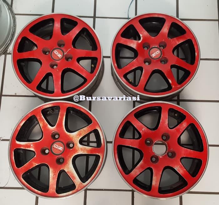 Velg Mobil Bekas R14 4x100 Racing OZ Aveo Datsun Ayla Sigra model 207