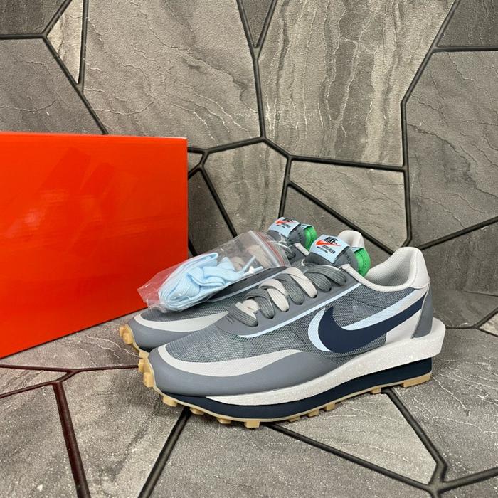 Ld Waffle Sacai CLOT Kiss Of  Death 2 Cool Grey