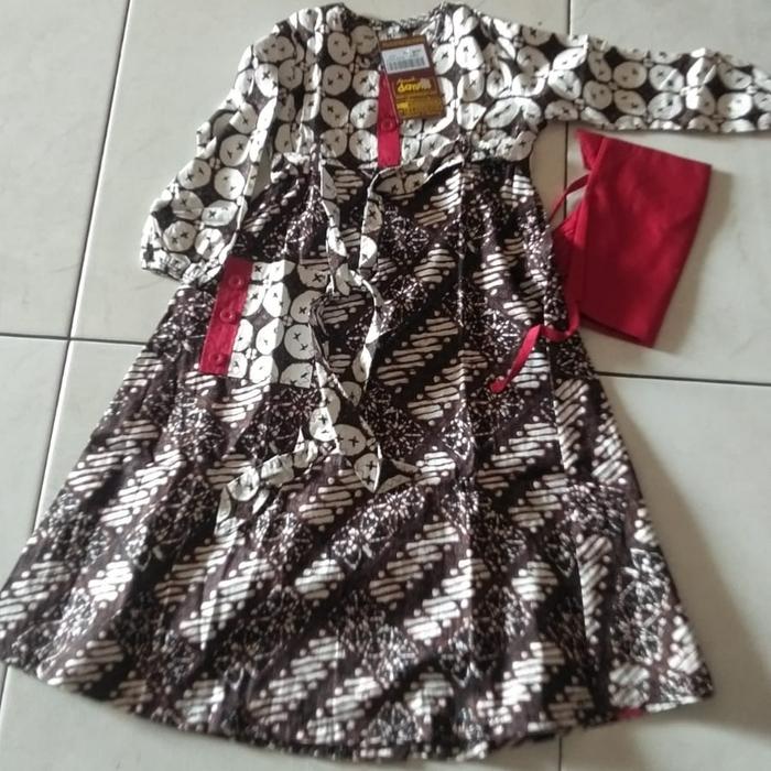 Dannis Abaya Anak / Gamis Anak JA Batik Antiq Size 3