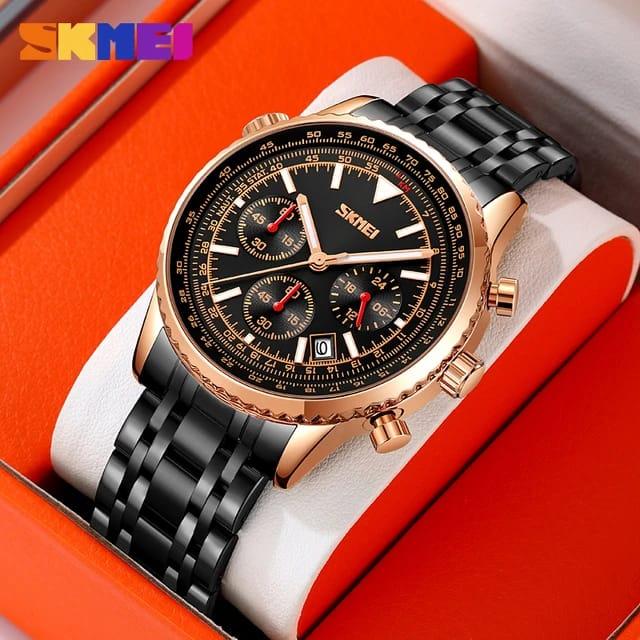 Jam Tangan Pria Skmei 9333 Chronograph Aktif Mesin Original