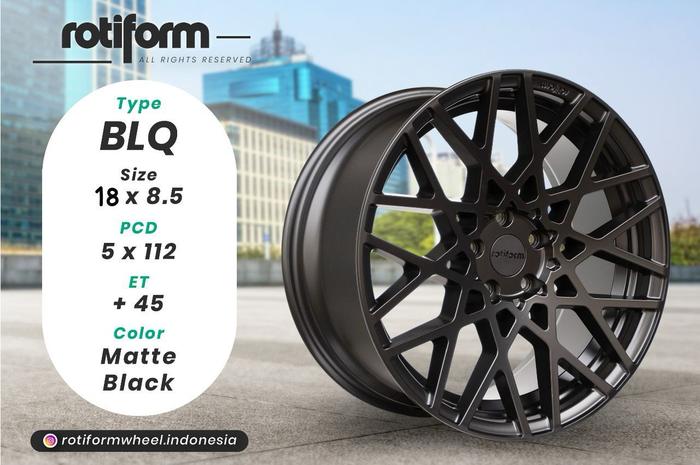 VELG ROTIFORM ORIGINAL BLQ R18 PCD 5x112