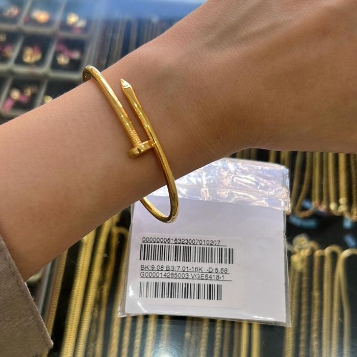 Gelang Emas Asli model Tali 750