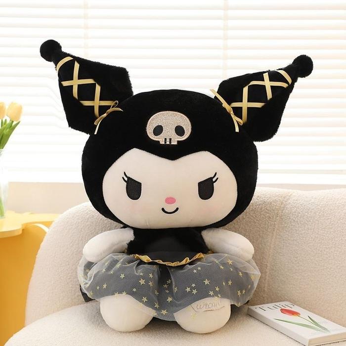 Boneka Anak Lucu Karakter Kuromi & HK 52 cm - kuromi