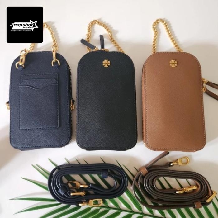 TB Emerson Phone Crossbody (NAVY/MOOSE/BLACK)