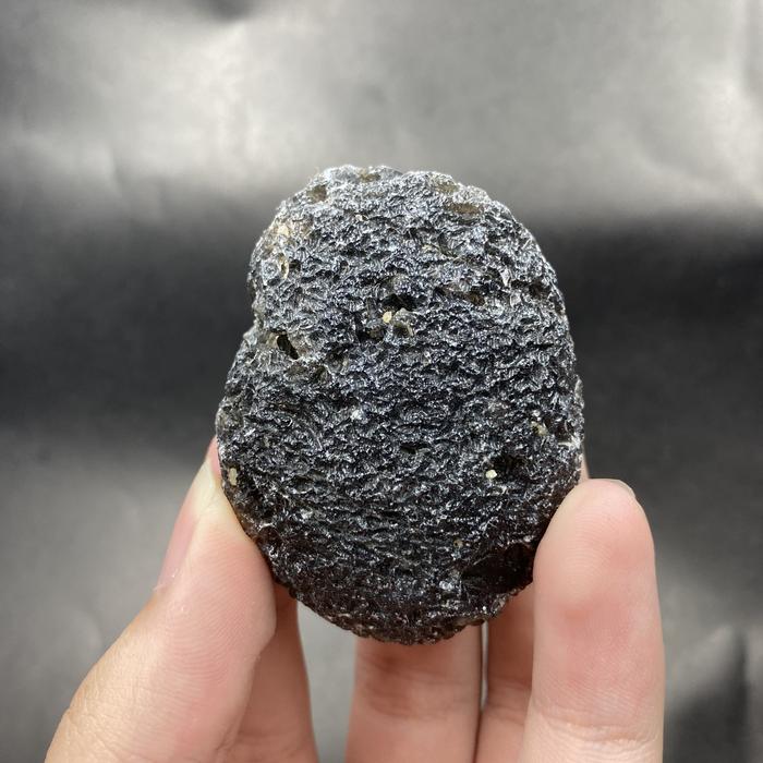 RARE | Natural Agni Manitite Obsidian Tektite Meteorite Glass Batu Kaca Meteor AG10