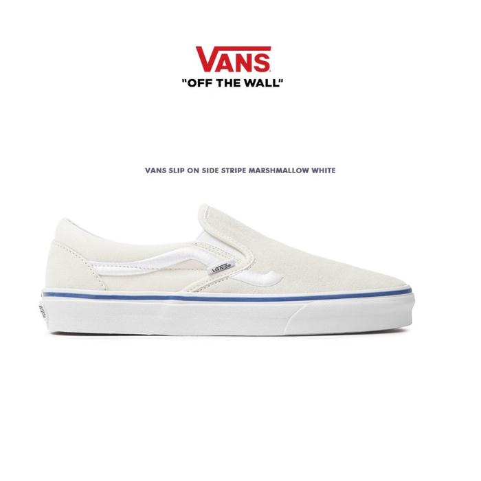 Vans Slip On Side Stripe Marshmallow White
