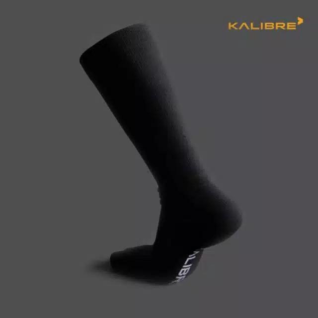 Kaos Kaki Pria Kalibre Mens Compressions Sock Small Black Hitam Bahan Nyaman Dan Tebal Original Prod