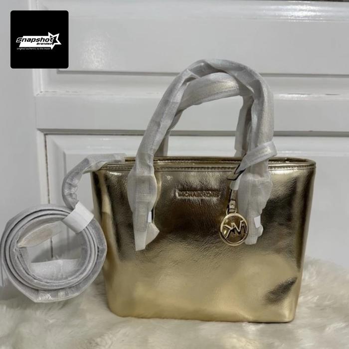 MK Jet Set Travel XS Tote Carryall (GOLD)