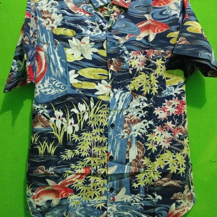MURAH KEMEJA PRIA LENGAN PENDEK BATIK M231 ORIGINAL KATUN PREMIUM IKAN KOI SALE PROMO MURAH MERIAH