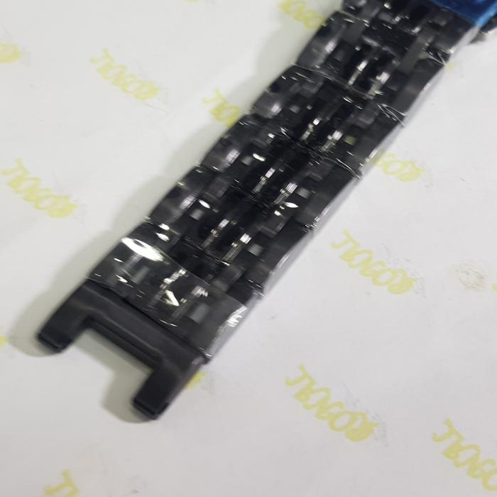 RANTAI BRACLET JAM GC PRIA GU ESS COLEC TION Y70001G7MF Y8000 BLACK STEEL PREMIUM TAHAN LAMA GARANSI
