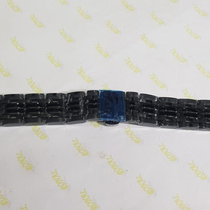 RANTAI BRACLET JAM GC PRIA GU ESS COLEC TION Y70001G7MF Y8000 BLACK STEEL PREMIUM TAHAN LAMA GARANSI