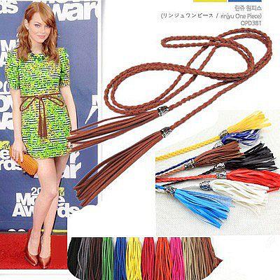 C5421x - ikat pinggang fashion wanita kepang