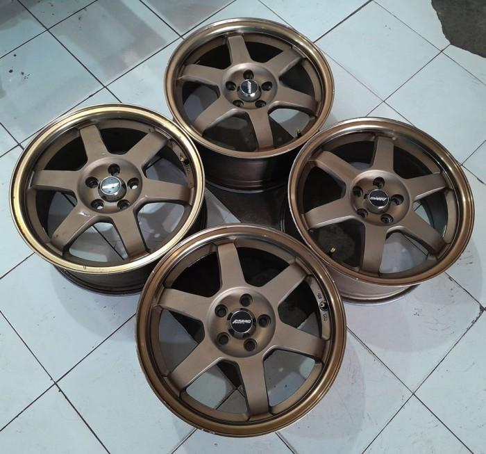 Velg Mobil Bekas Rays Te37 Ring16 Lebar 7 Lubang 5x100 Et40 Sienta New Avanza Altis