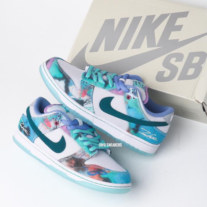 SB Dunk Low Future Laboratories Bleached Aqua - BNIB Original 100%